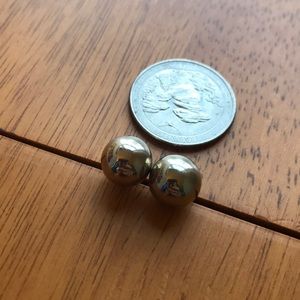 Gold orb studs